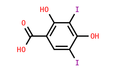 2,4-二羟基-3,5-二碘苯甲酸