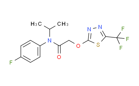 4-氟-N-異丙基-2-(5-三氟甲基-1,3,4-噻二唑-2-基氧)乙酰苯胺