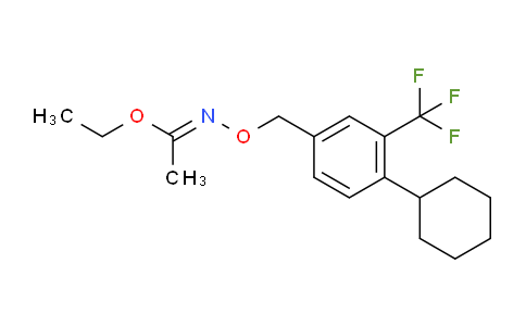 N-[[4-cyclohexyl-3- (trifluoromethyl)phenyl]methoxy]ethanimi dic acid ethyl ester