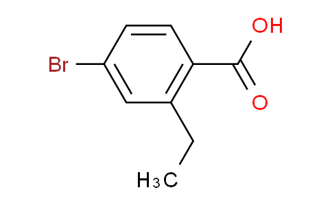 Benzoic acid, 4-bromo-2-ethyl- (9CI)