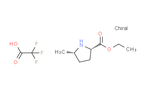(2S,5S)-Ethyl 5-methylpyrrolidine-2-carboxylate 2,2,2-trifluoroacetate