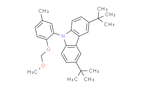 9H-Carbazole,3,6-bis(1,1-dimethylethyl)-9-[2-(methoxymethoxy)-5-methylphenyl]-