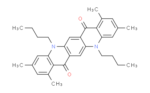 5,12-Dibutyl-1,3,8,10-tetramethylquinolino[2,3-b]acridine-7,14(5H,12H)-dione