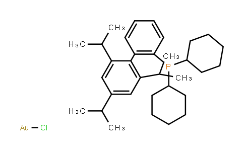2-Dicyclohexylphosphino-2',4',6'-triisopropylbiphenyl gold(i)chloride