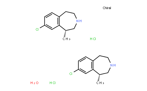(1R)-8-chloro-2,3,4,5-tetrahydro-1-methyl-1h-3-benzazepine hydrochloride hemihydrate