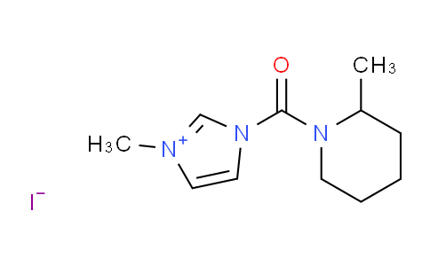 3-Methyl-1-(2-methylpiperidine-1-carbonyl)-1H-imidazol-3-ium iodide