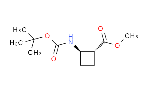 methyl trans-2-{[(tert-butoxy)carbonyl]amino}cyclobutane-1-carboxylate