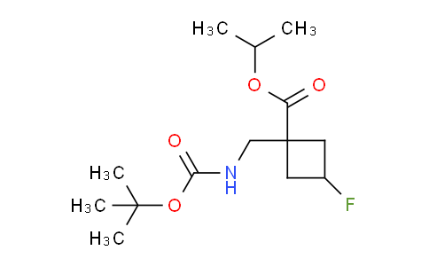 丙烷-2-基 1-({[(叔-丁氧基)羰基]氨基}甲基)-3-氟環(huán)丁烷-1-甲酸基酯