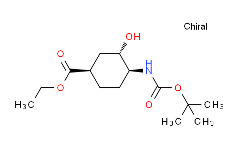 ethyl (1R,3S,4S)-4-{[(tert-butoxy)carbonyl]amino}-3-hydroxycyclohexane-1-carboxylate