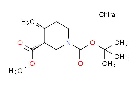 1-叔-丁基 3-甲基 (3R,4R)-rel-4-甲基哌啶-1,3-二甲酸基酯