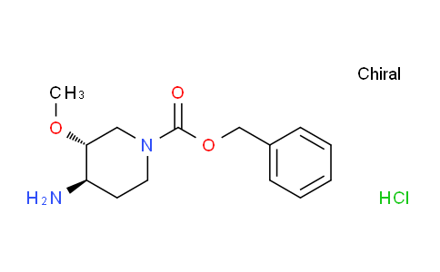 benzyl trans-4-amino-3-methoxy-piperidine-1-carboxylate;hydrochloride
