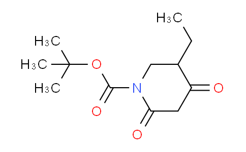 tert-butyl 5-ethyl-2,4-dioxopiperidine-1-carboxylate