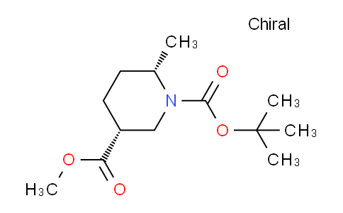 1-叔-丁基 3-甲基 (3R,6S)-rel-6-甲基哌啶-1,3-二甲酸基酯