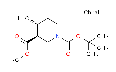 1-叔-丁基 3-甲基 (3S,4R)-rel-4-甲基哌啶-1,3-二甲酸基酯