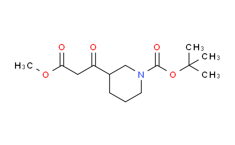 tert-butyl 3-(3-methoxy-3-oxopropanoyl)piperidine-1-carboxylate