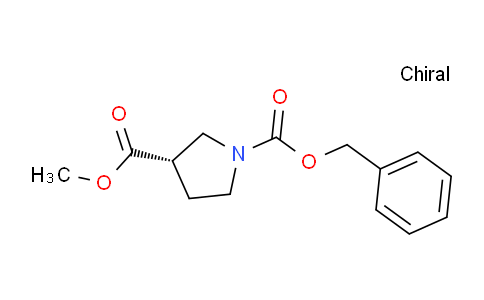 1-苯甲基 3-甲基 (3S)-吡咯烷-1,3-二甲酸基酯