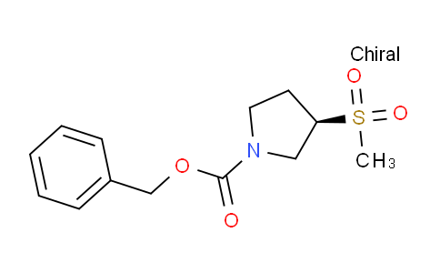 benzyl (3R)-3-methanesulfonylpyrrolidine-1-carboxylate