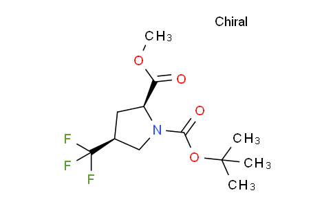 1-叔-丁基 2-甲基 (2s,4s)-4-(三氟甲基)吡咯烷-1,2-二甲酸基酯