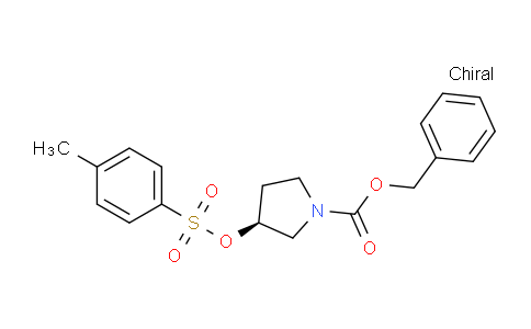 benzyl (3S)-3-[(4-methylbenzenesulfonyl)oxy]pyrrolidine-1-carboxylate