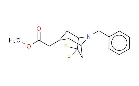 methyl 2-(8-benzyl-6,6-difluoro-8-azabicyclo[3.2.1]octan-3-yl)acetate