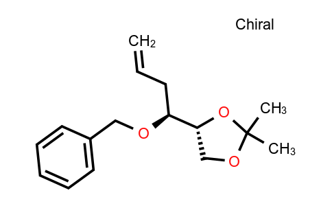 (R)-4-[(S)-1-(Benzyloxy)-3-buten-1-YL]-2,2-dimethyl-1,3-dioxolane