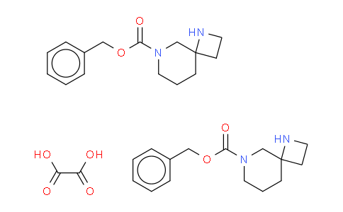 苯甲基 1,6-二氮雜螺[3.5]壬烷-6-甲酸基酯半草酸酯