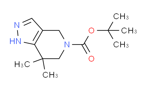 tert-butyl 7,7-dimethyl-1H,4H,5H,6H,7H-pyrazolo[4,3-c]pyridine-5-carboxylate
