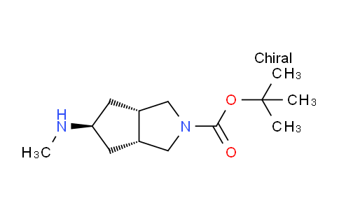 叔-丁基 (3aR,5S,6aS)-rel-5-(甲基氨基)-八氫環(huán)戊二烯并[c]吡咯-2-甲酸基酯