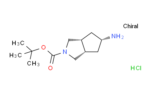順-5-氨基-2-boc-六氫-環(huán)戊二烯并[c]吡咯鹽酸