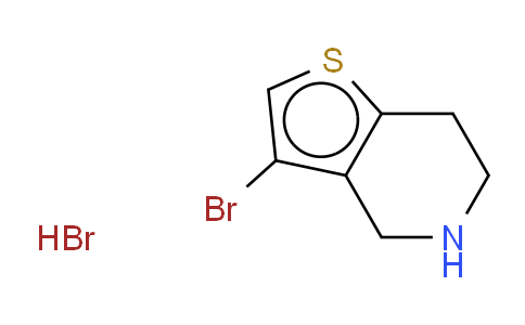 3-溴-4h,5h,6h,7h-噻吩并[3,2-c]吡啶氫溴酸鹽