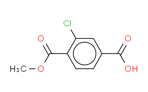 3-chloro-4-(methoxycarbonyl)benzoic acid