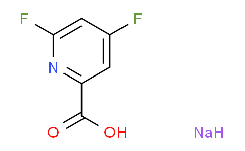 4,6-difluoropyridine-2-carboxylic acid;sodium salt
