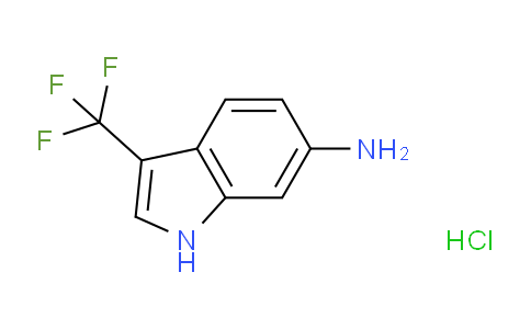 3-(trifluoromethyl)-1H-indol-6-amine;hydrochloride
