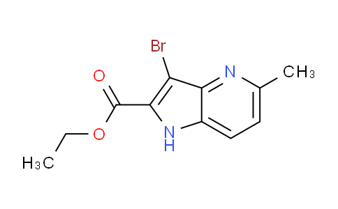 ethyl 3-bromo-5-methyl-1H-pyrrolo[3,2-b]pyridine-2-carboxylate