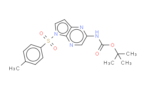 N- [5-（4-甲基苯磺酰基）-5H-吡咯并[2,3-b]吡嗪-2-基]氨基甲酸叔丁酯