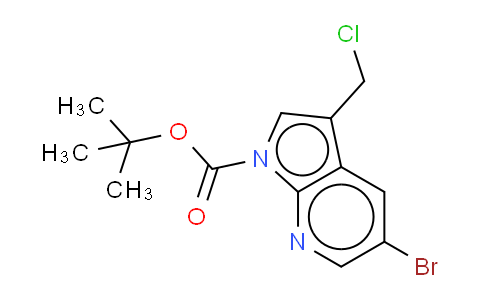 tert-butyl 5-bromo-3-(chloromethyl)-1H-pyrrolo[2,3-b]pyridine-1-carboxylate