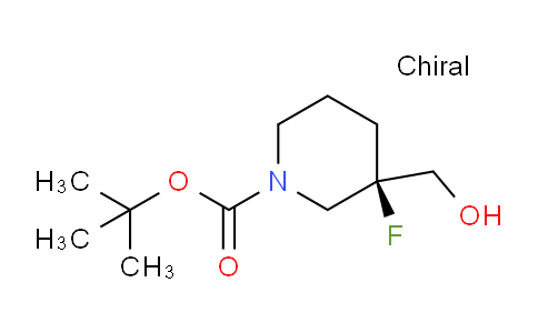 叔-丁基 (3R)-3-氟-3-(羟甲基)哌啶-1-甲酸基酯