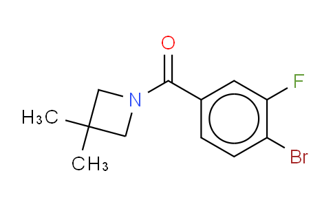 1-(4-bromo-3-fluorobenzoyl)-3,3-dimethylazetidine