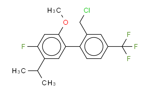 1-[2-(chloromethyl)-4-(trifluoromethyl)phenyl]-4-fluoro-2-methoxy-5-(propan-2-yl)benzene