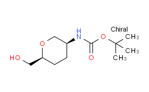 叔-丁基 N-[(3S,6S)-6-(羥甲基)噁烷-3-基]氨基甲酯