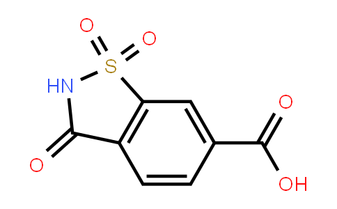 3-Oxo-2,3-dihydro-1,2-benzisothiazole-6-carboxylic acid 1,1-dioxide