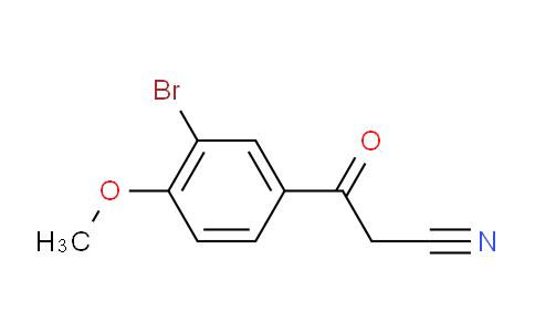 3-(3-bromo-4-methoxyphenyl)-3-oxopropanenitrile