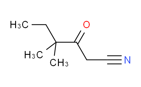4,4-二甲基-3-氧亞基己腈
