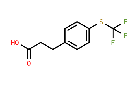 (4-(Trifluoromethylthio)phenyl)propanoic acid