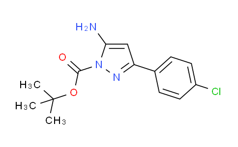 5-氨基-3-（4-氯苯基）-1H-吡唑-1-甲酸叔丁酯