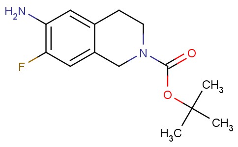 tert-butyl 6-Amino-7-fluoro-3,4-dihydro-1H-isoquinoline-2-carboxylate