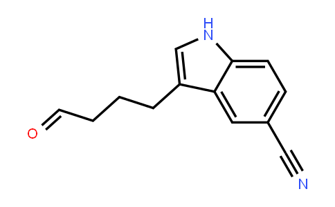 3-（4-氧代丁基）-1H-吲哚-5-甲腈