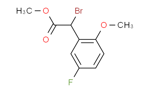 α-溴-2-甲氧基-5-氟苯乙酸甲酯