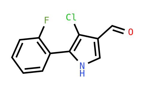 4-氯-5-(2-氟苯基)-1H-吡咯-3-甲醛