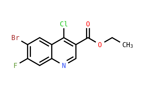 6-溴-4-氯-7-氟喹啉-3-羧酸乙酯